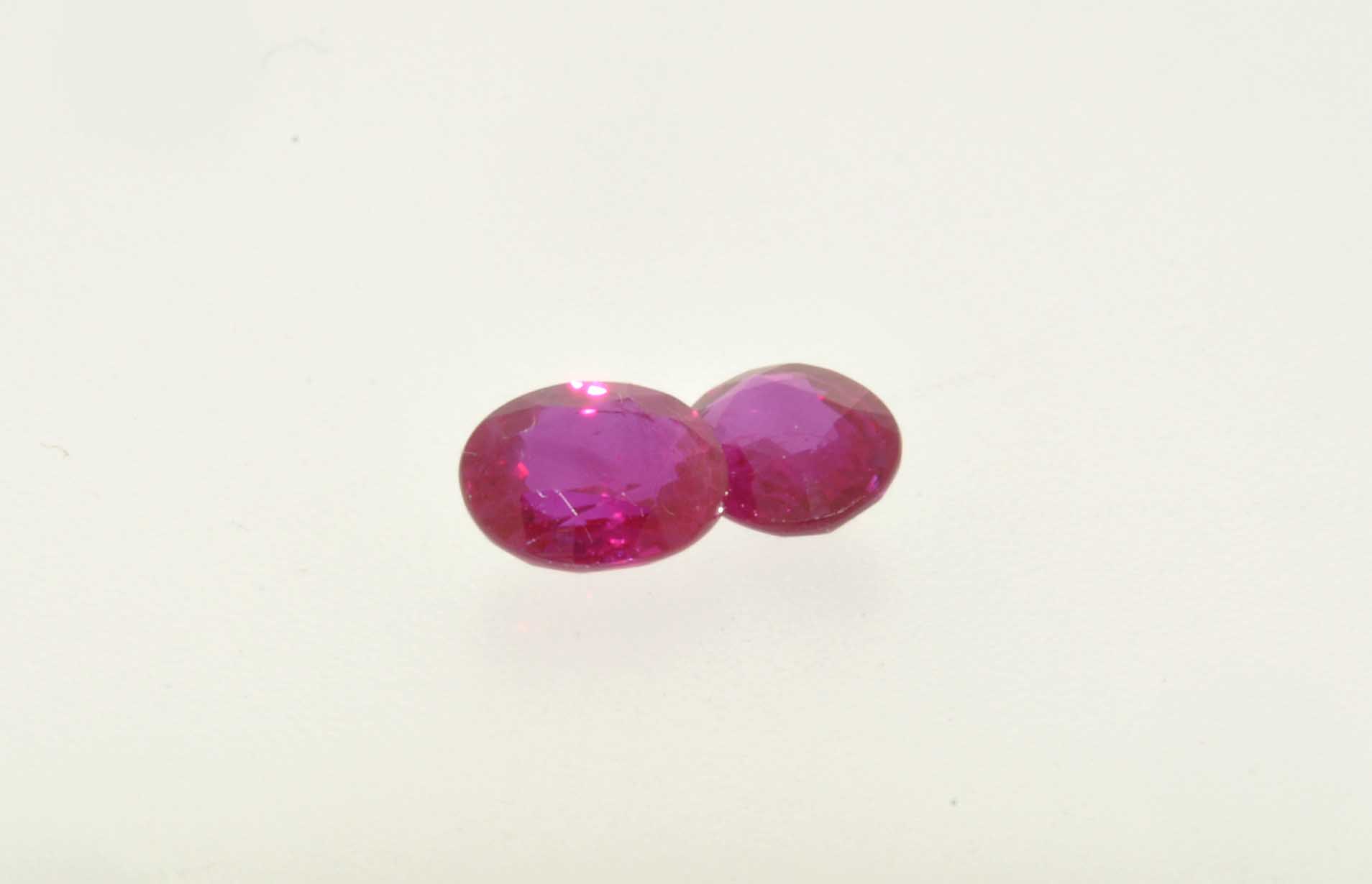 RUBY OVAL PAIR