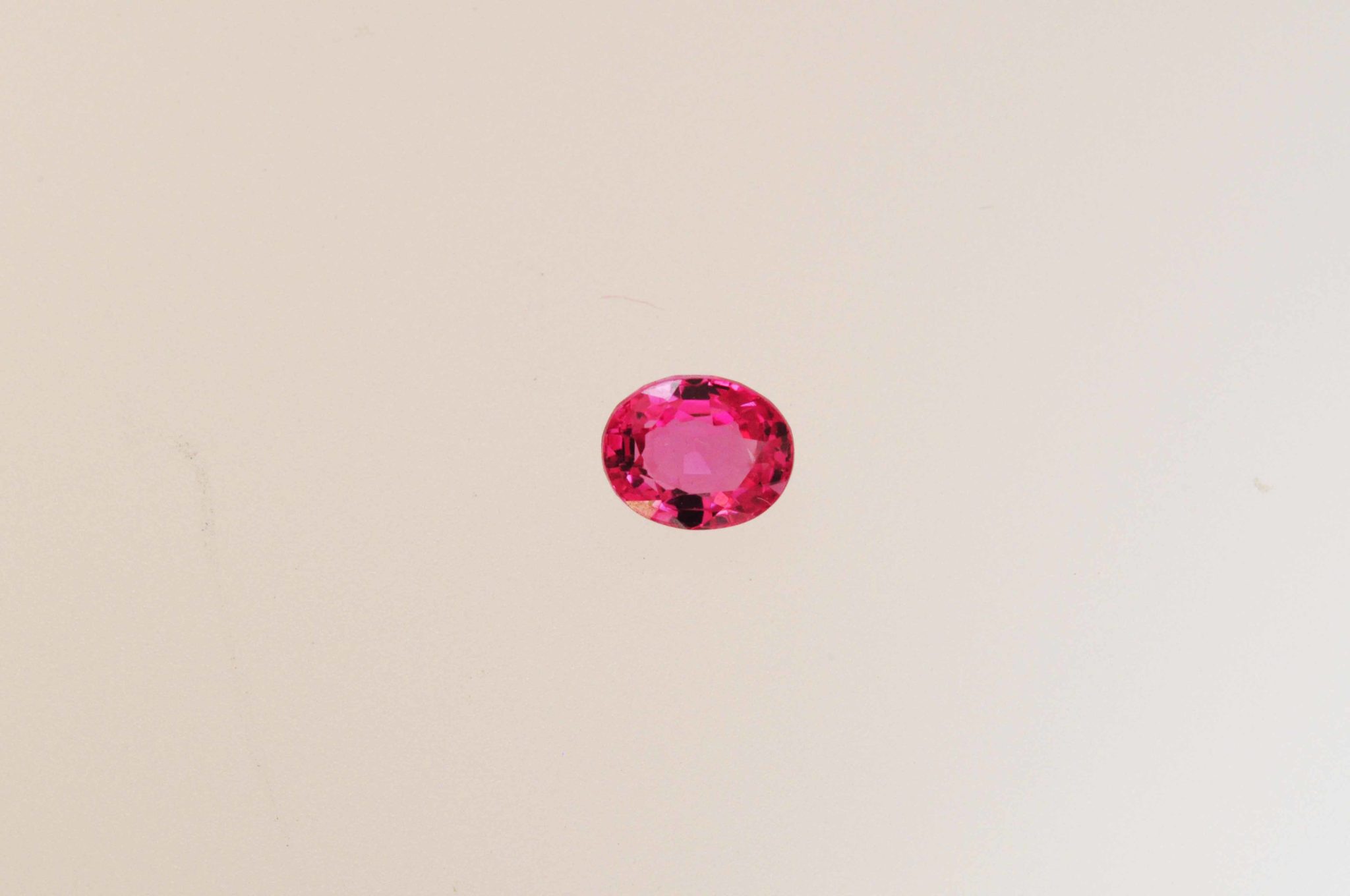 PEACH SPINEL OVAL