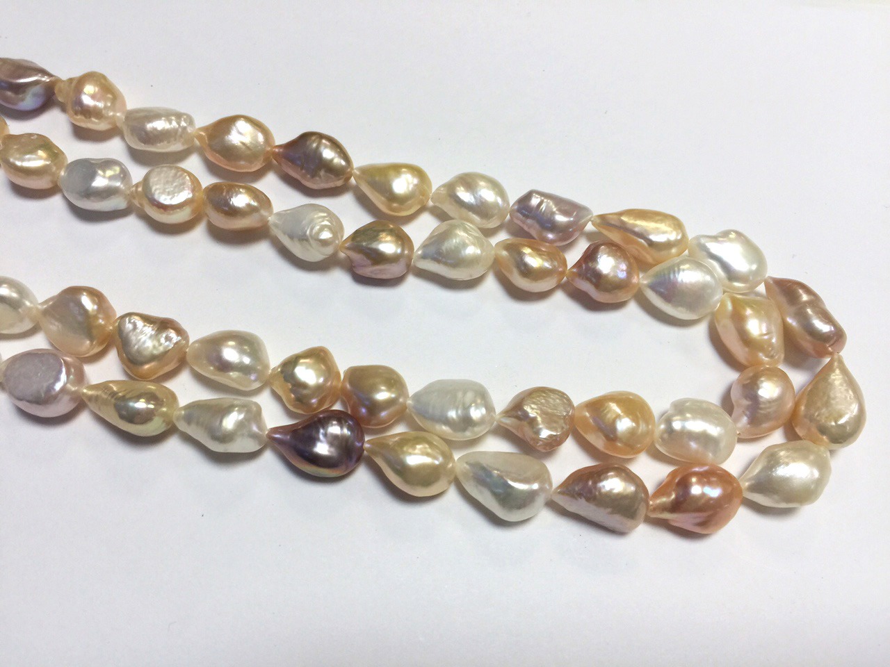 NATURAL COLOUR BAROQUE FRESHWATER PEARLS